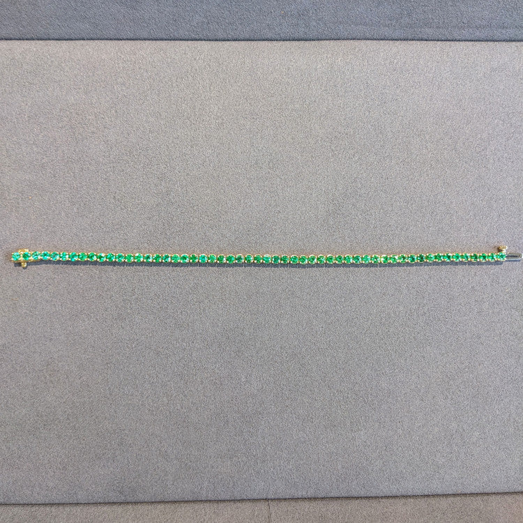 Emerald Line Bracelet