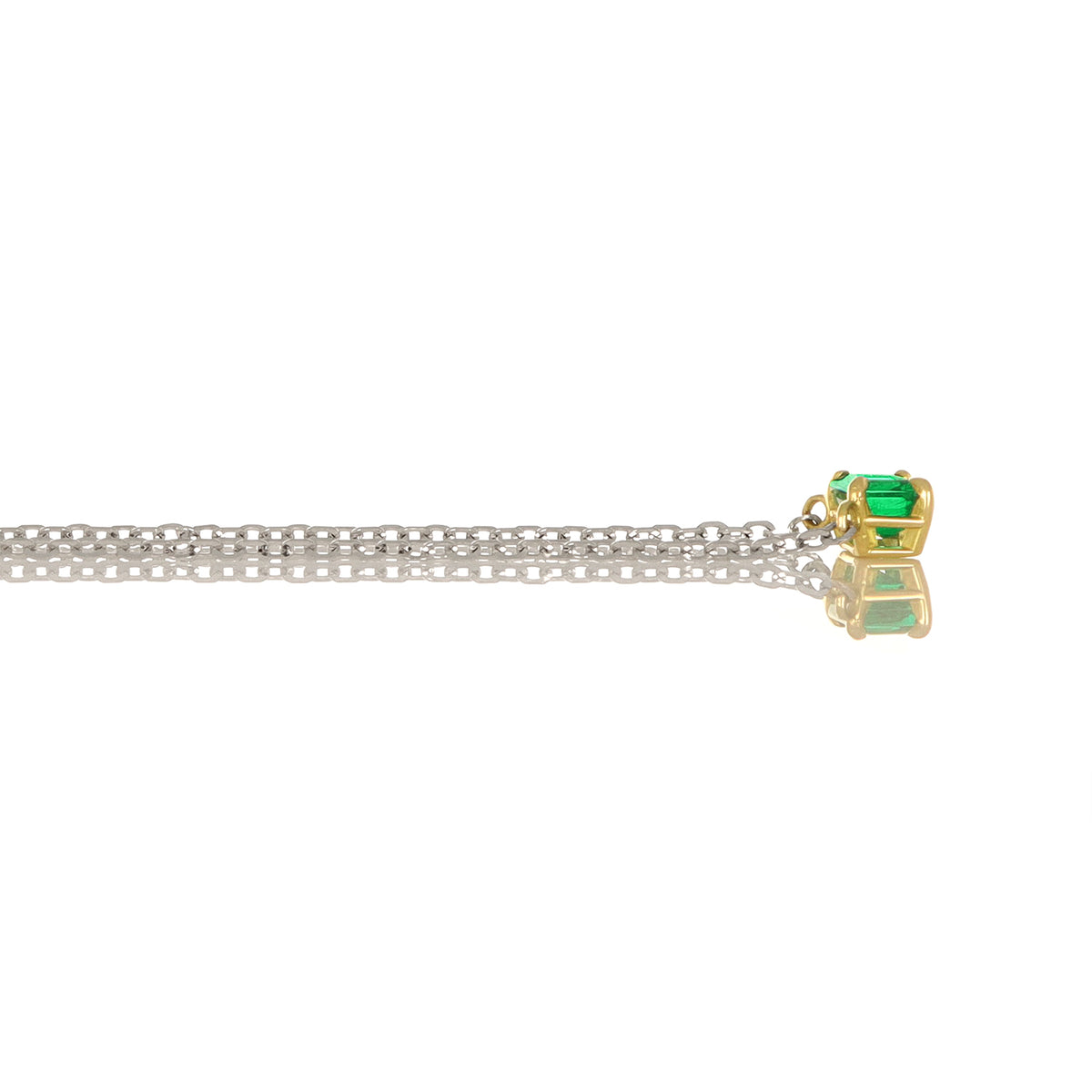 Emerald Station Necklace