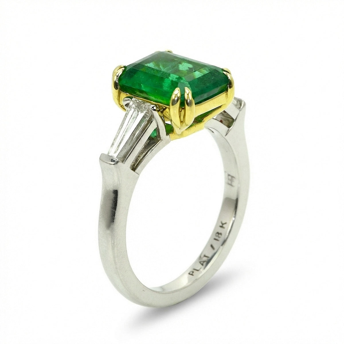 Emerald and Diamond Ring