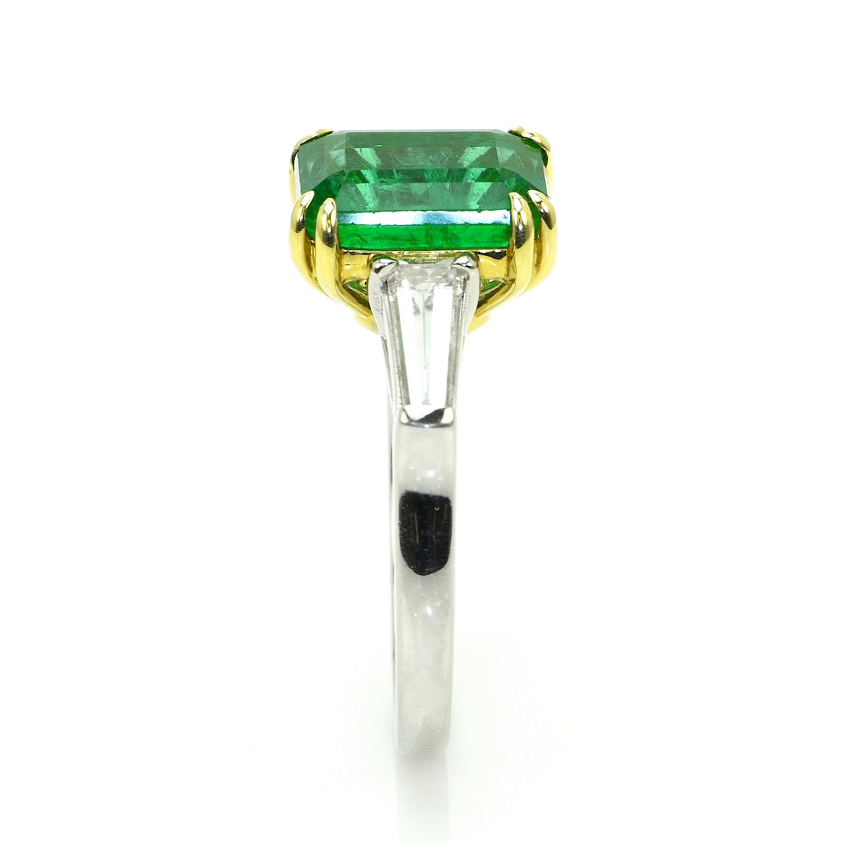 Emerald and Diamond Ring