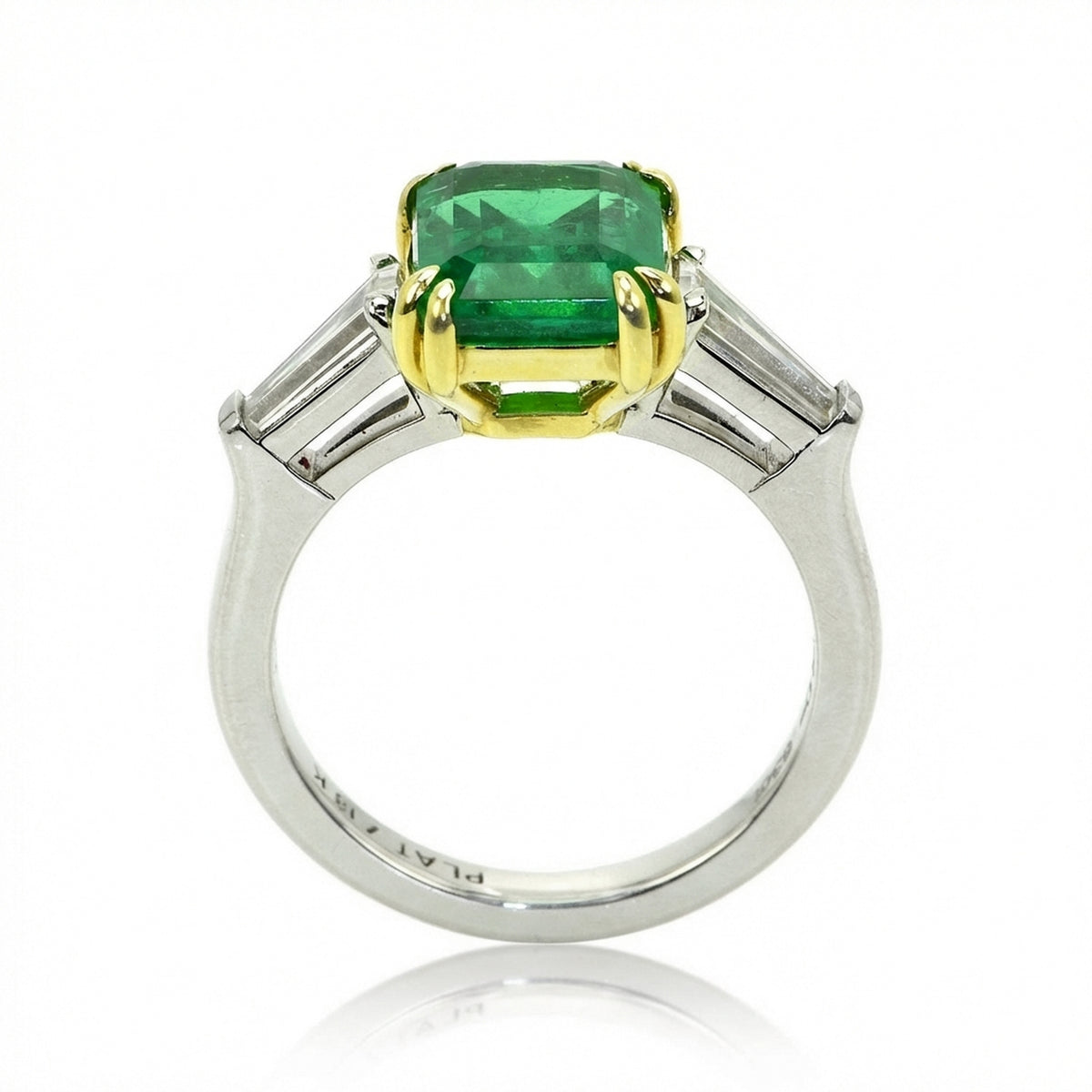 Emerald and Diamond Ring