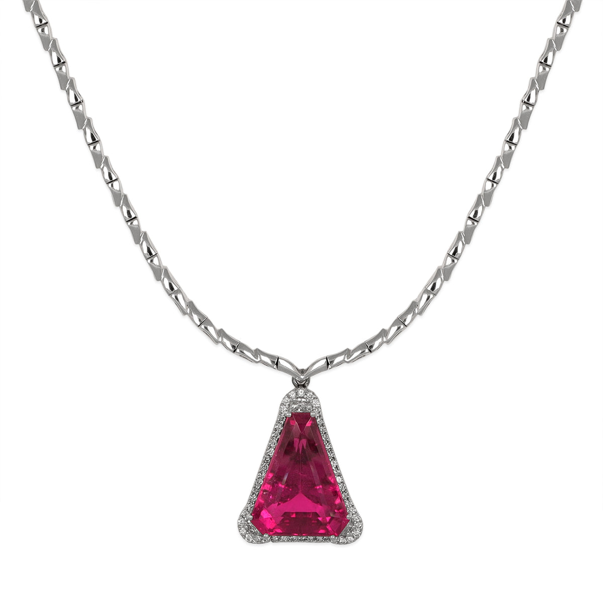 Pink Tourmaline Necklace