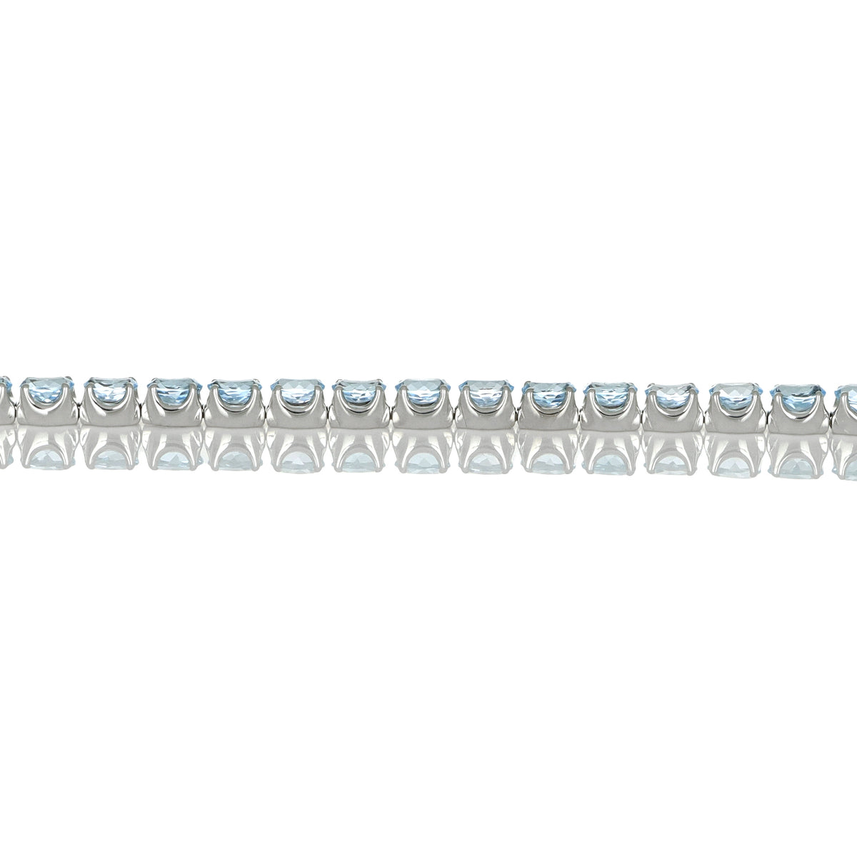 Aquamarine Line Bracelet