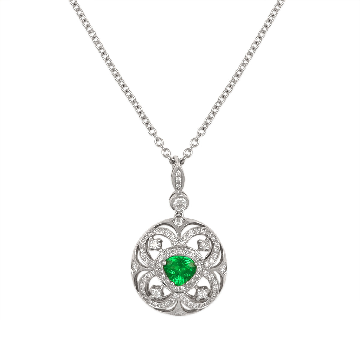One of a Kind Emerald Necklace