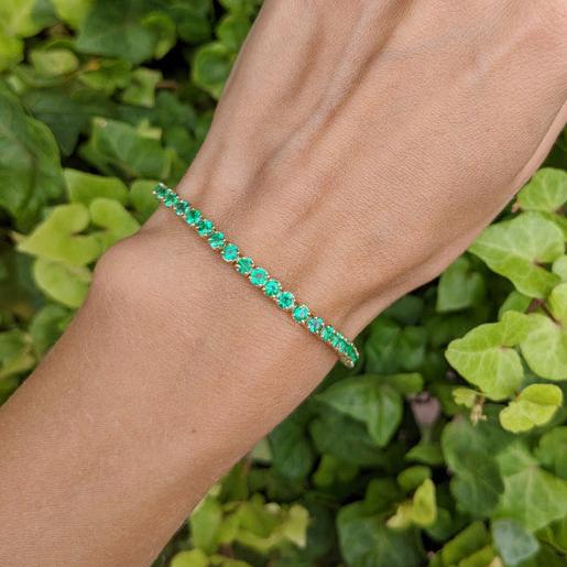 Emerald Line Bracelet