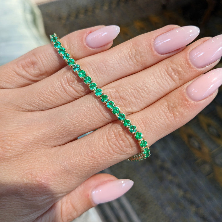 Emerald Line Bracelet