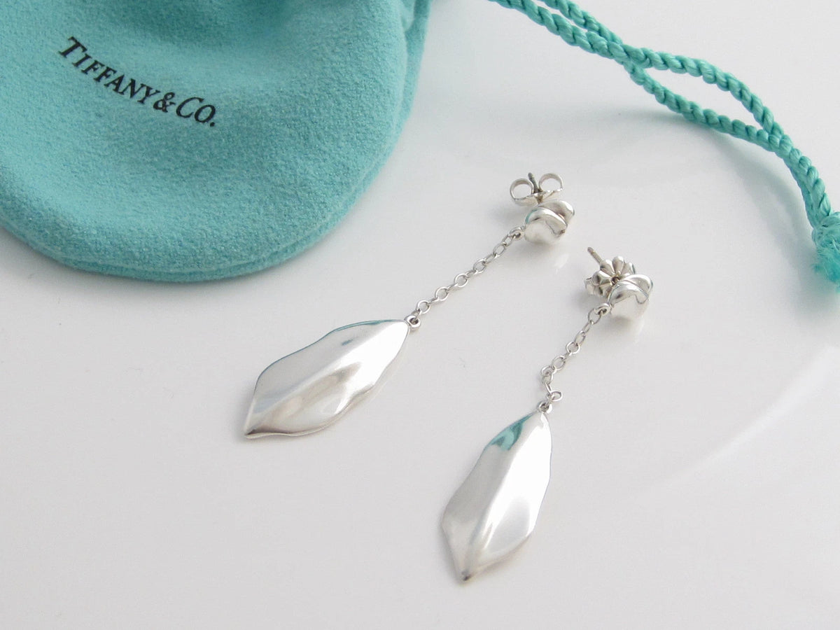 Tiffany & Co. Leaf Dangle Studs