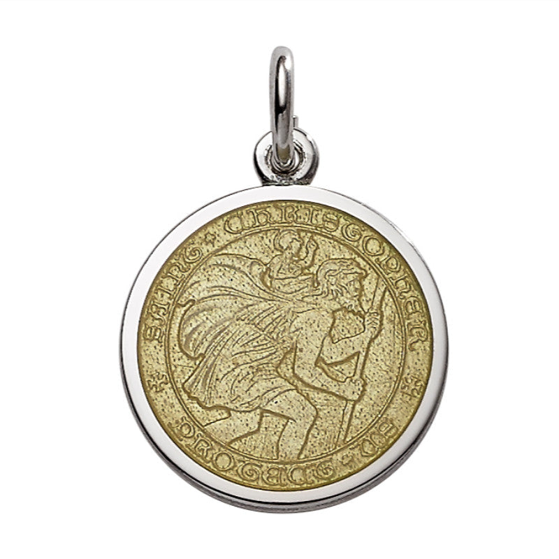 St. Christopher on 1.6mm Curb Chain