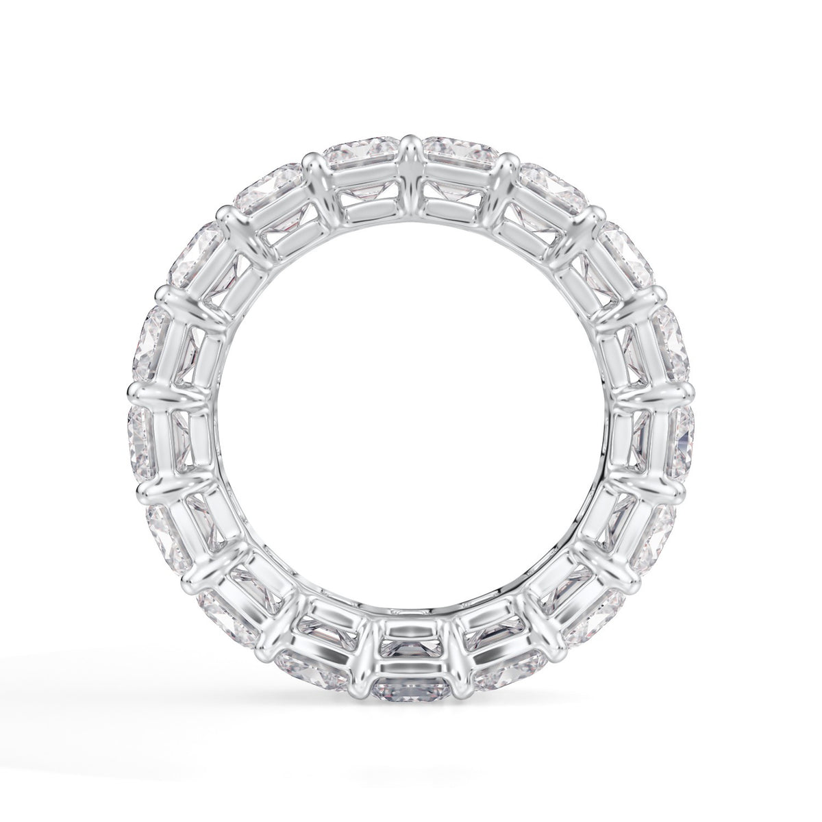 Emerald Cut Diamond Eternity Band